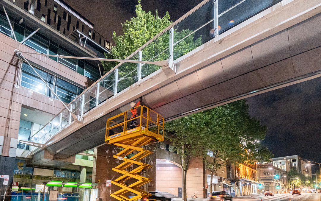 Safety and Cleaning of Footbridge – University of Technology