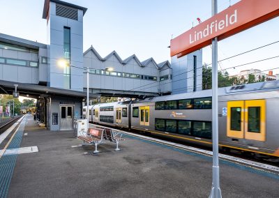 Lift shaft cladding replacement – Linfield Railway Station