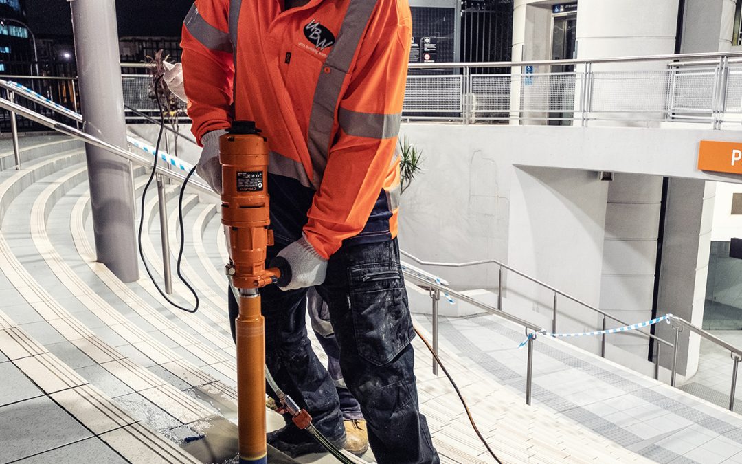 Steel Handrail & Posts Installation – Parramatta Railway Station