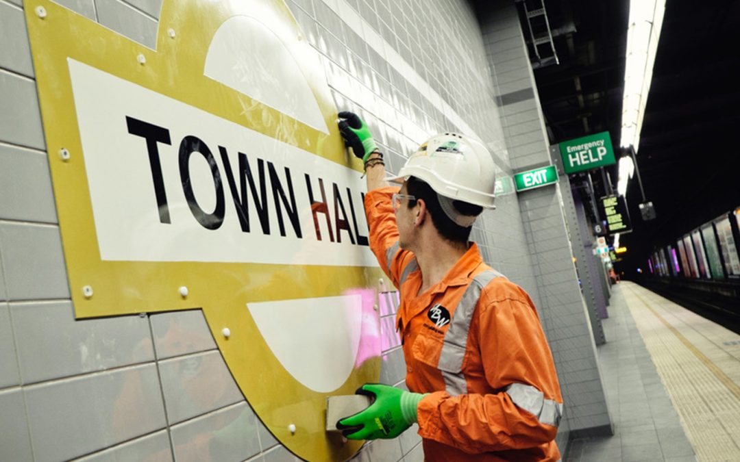 Signage Relocation – Town Hall Railway Station