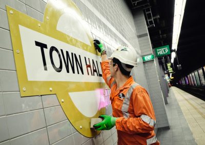 Signage Relocation – Town Hall Railway Station